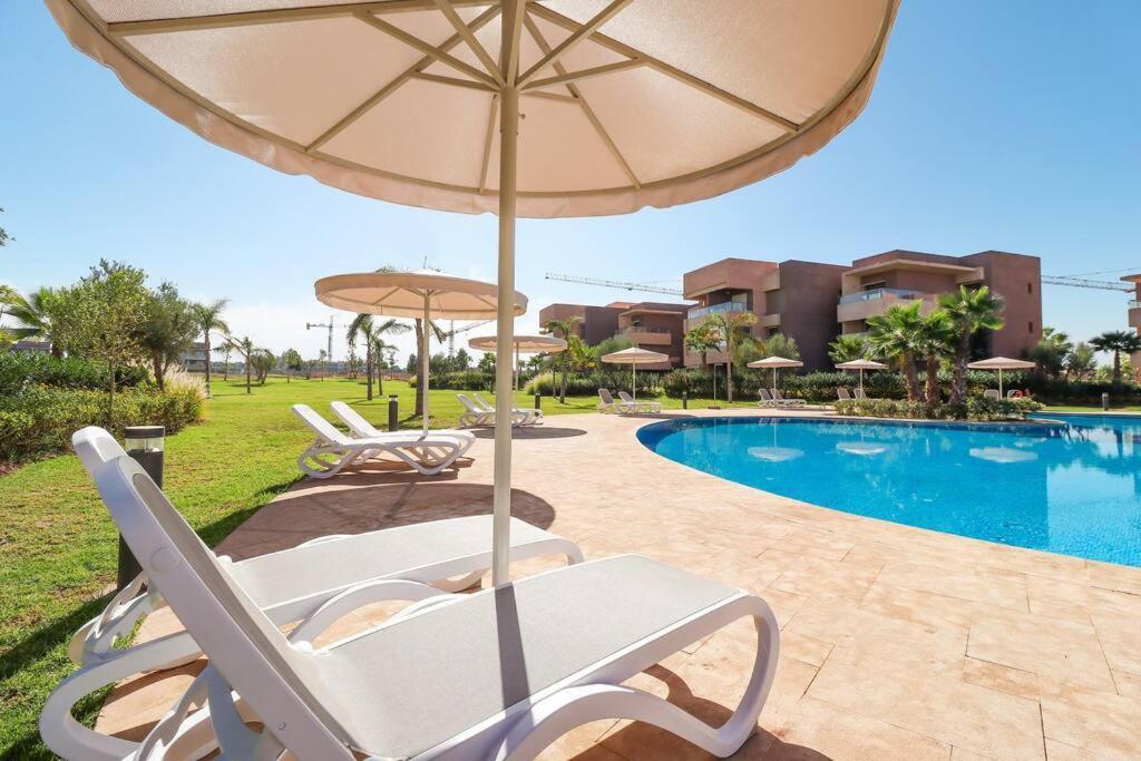 Cosy Appartemt Vue Sur Golf Et Montagne مراكش المظهر الخارجي الصورة