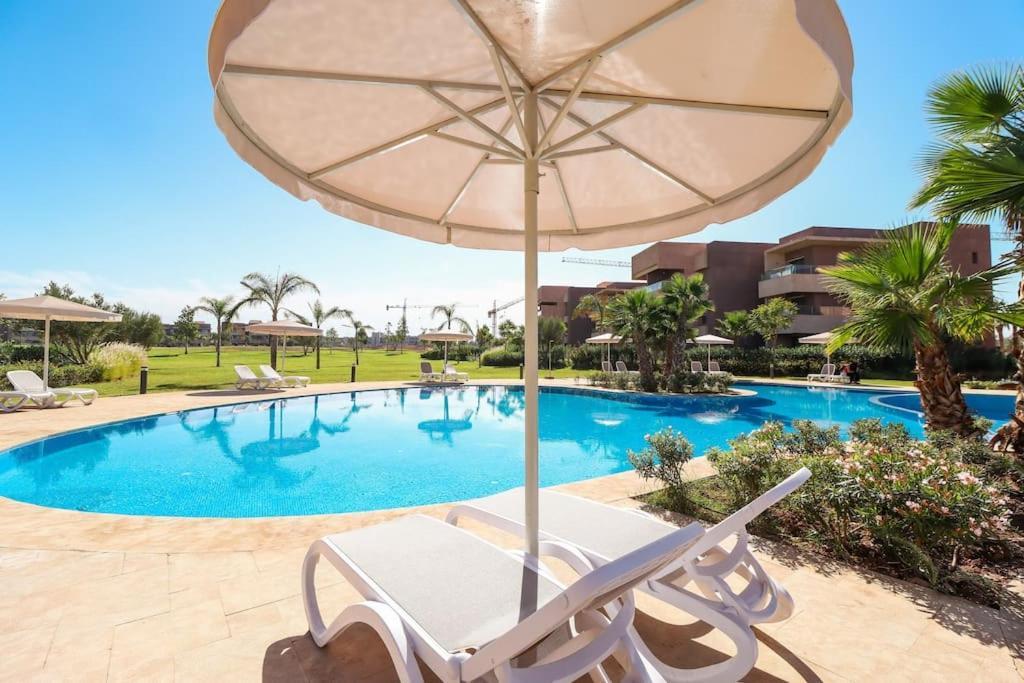 Cosy Appartemt Vue Sur Golf Et Montagne مراكش المظهر الخارجي الصورة